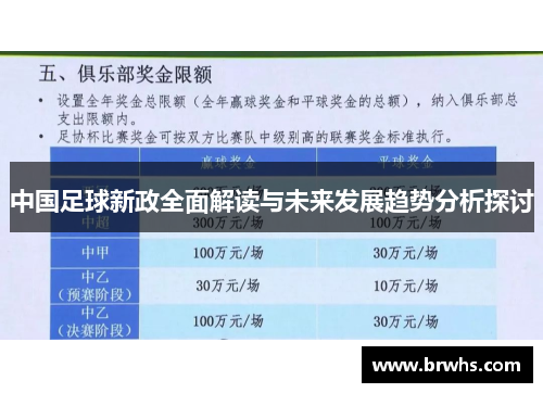 中国足球新政全面解读与未来发展趋势分析探讨